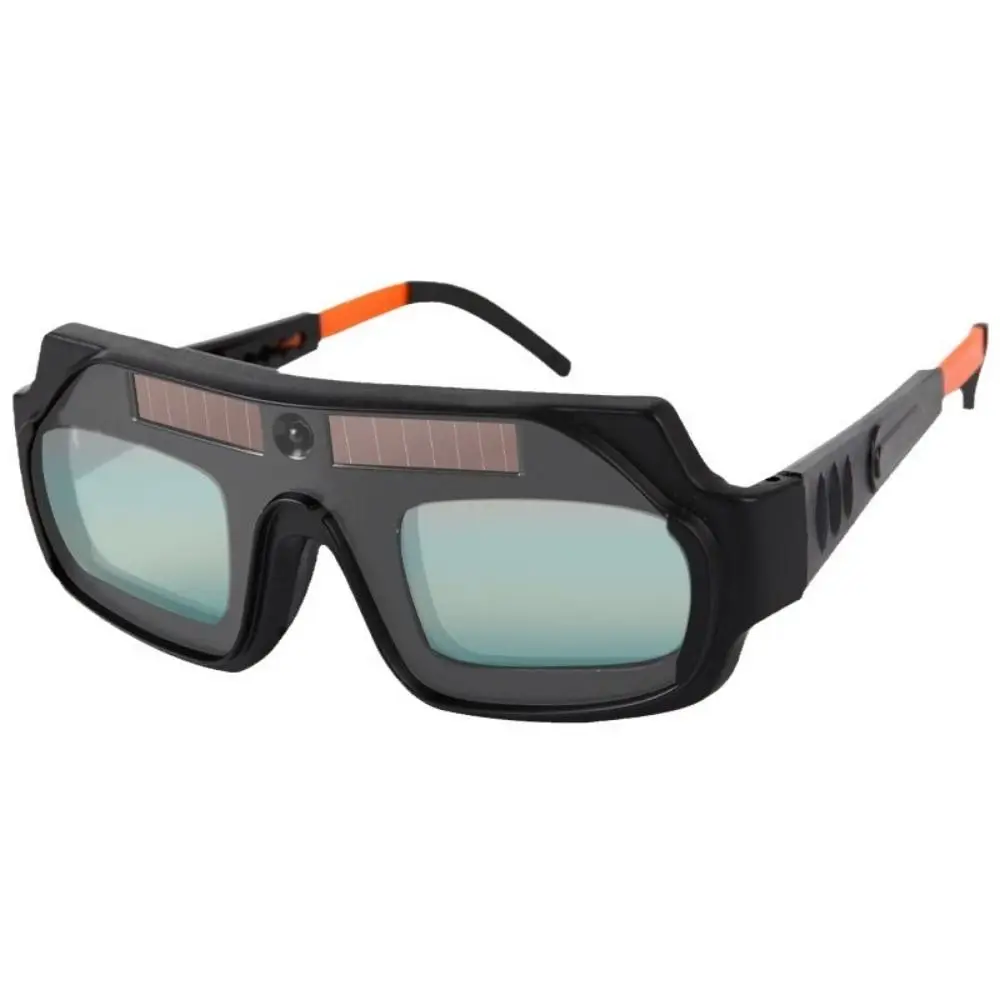Anti-Glare Welding Glasses Solar Powered Dimming Automatic Darkening Goggles Eye Protection with Headband Soldering Glasses