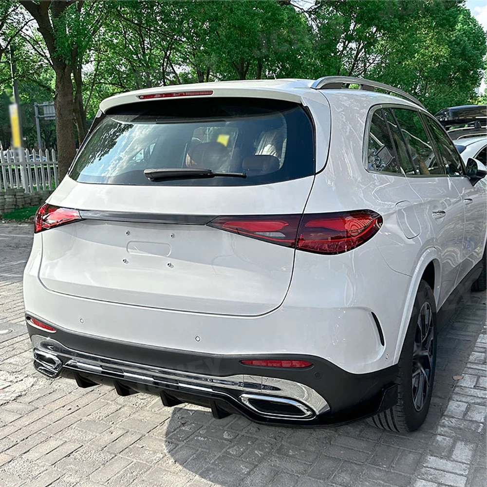 

Для Mercedes-Benz GLC Class X254 GLC260 300 2023+ Задний диффузор с сплиттером-спойлером из ABS-пластика, элементы стайлинга кузова