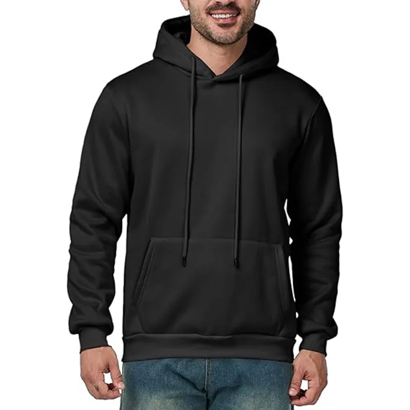 جديد الرجال هوديس النشطة بلوزات مبطنة بالصوف