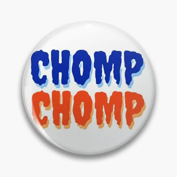 Chomp Chomp  Soft Button Pin Cartoon Lapel Pin Funny Creative Decor Clothes Women Metal Jewelry Hat Gift Brooch Badge Fashion