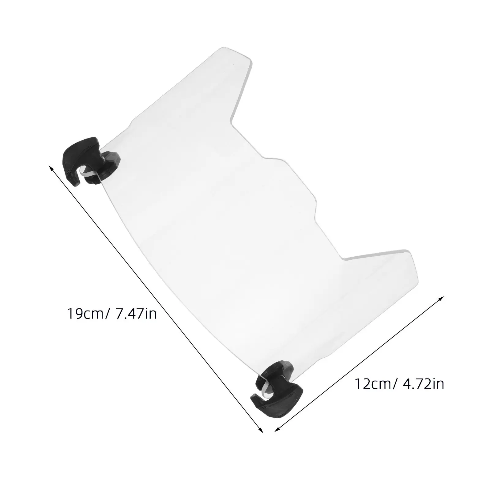 1Pcs Plastic Football Visor Clear Replacement Visor Uv Lens Goggles Lightweight