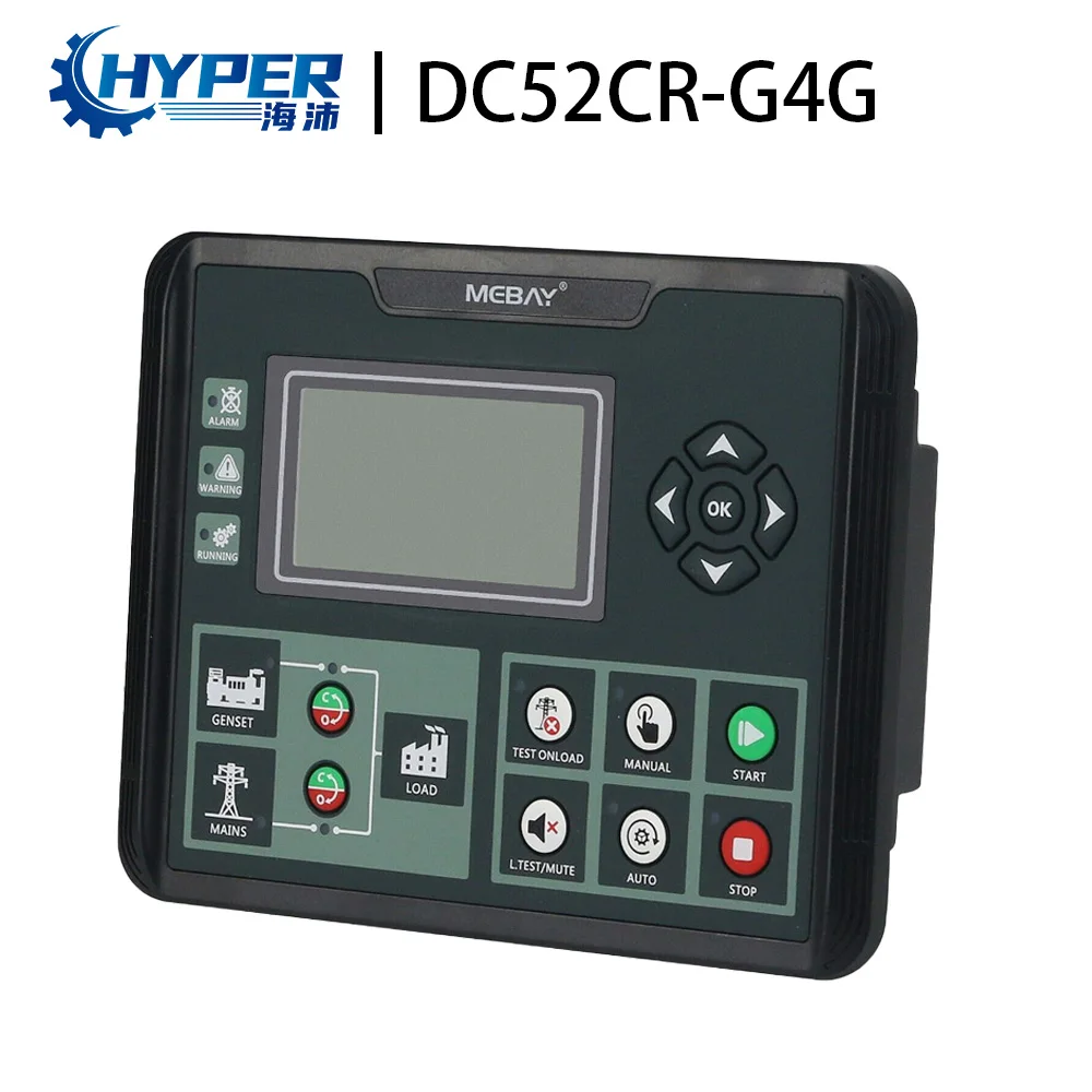 

DC52CR-G4G Mebay 4G (GSM/Ethernet) generator control module engine controller and global positioning system centralized control