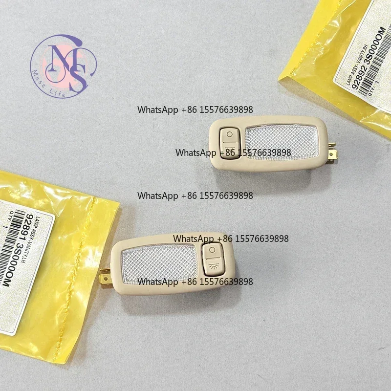 Gray Interior Vanity Lamp LH RH, Sun Visor Makeup Light Auto Interior Replacement Spare Part