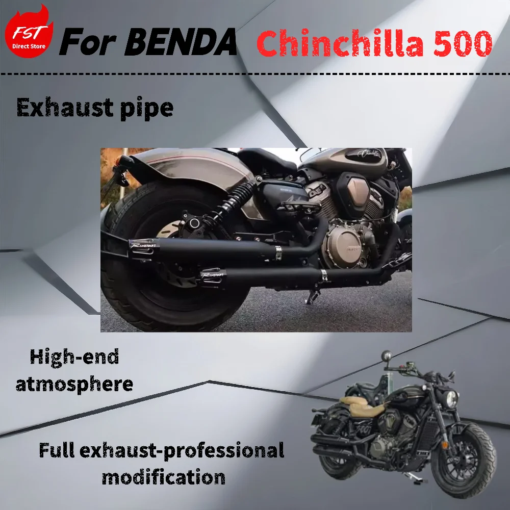 

For Benda Chinchilla 500-Modified full exhaust pipe-the sound is deep, rich and powerful