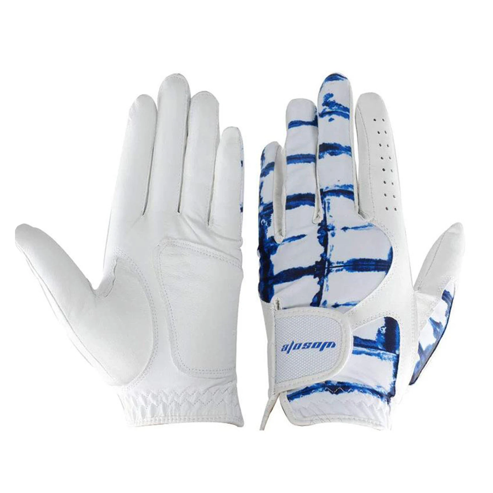 Premium Leather Men Golf Gloves Left Handed Fashion Colored Zero Friction Left Golfing for Professional Golfter