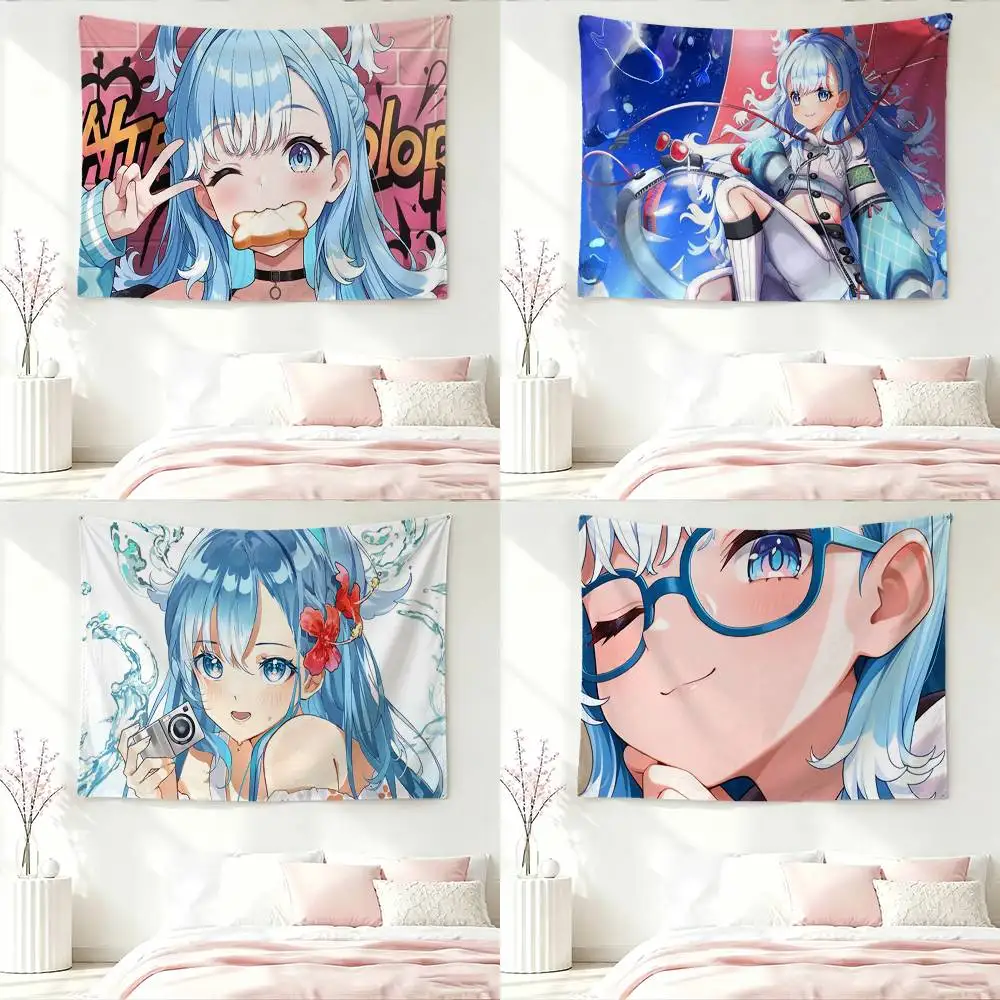 Vtuber Girl K-Kobo Kanaeru Flag Digital Printing Banner for Garage Wall Out Door Decoration Tapestry
