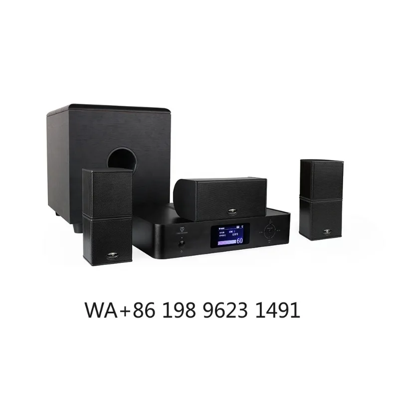 Dolby 5.1 Home Theater System with Amplifier Subwoofer Center Speaker and 4 Surround Sound Speakers Premium Home Entertainment - view 3