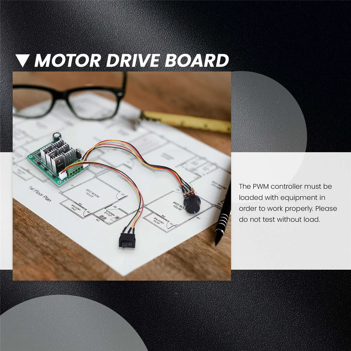 BLDC Three Phase Brushless Sensorless Motor Controller BL01 15A Violent Fan Modulation DC5V6V9V12V36V Forward and Reverse