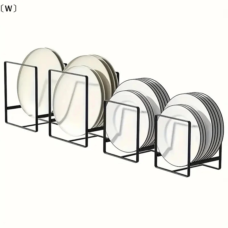 itariaW zasKüchenschrank Telleraufbewahrung Arbeitsplatte Geschirrständer Schublade Speiseteller Trennwand Abflussregal Layered Storage Rack Zubehör