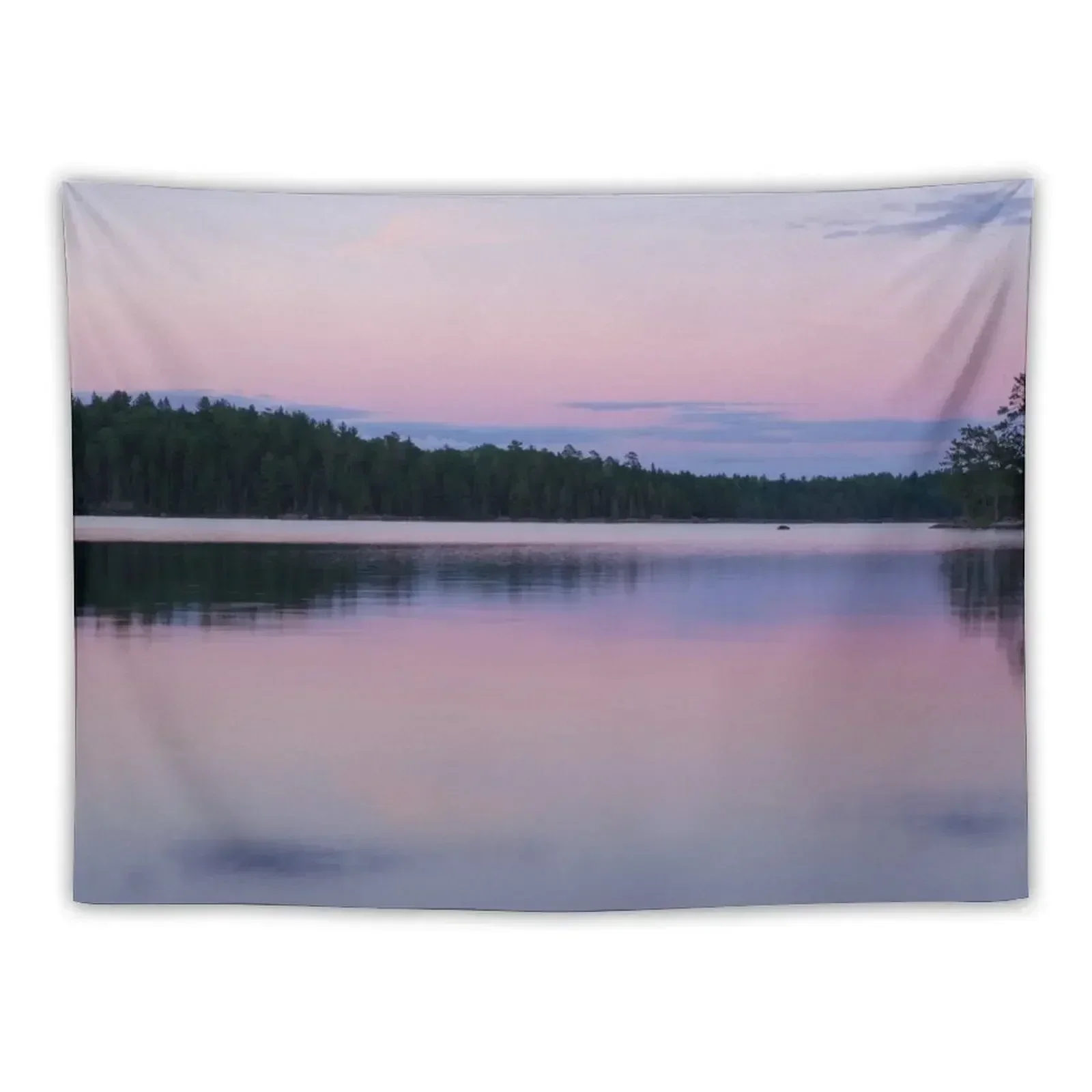 

Boundary Waters Lake Sunset Tapestry Decoration Aesthetic House Decorations Korean Room Decor Tapestry