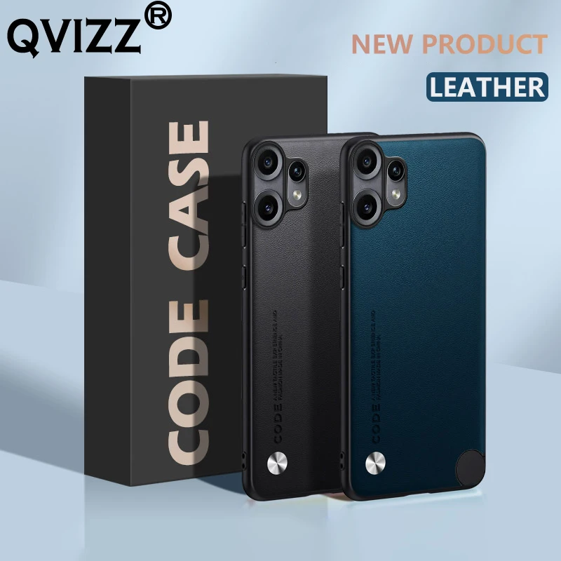 Кожаный чехол для Nothing CMF Phone 2 Pro 5G из углеродного волокна, мягкий силиконовый жесткий противоударный чехол для телефона NothingCMFPhone2Pro 5G A001