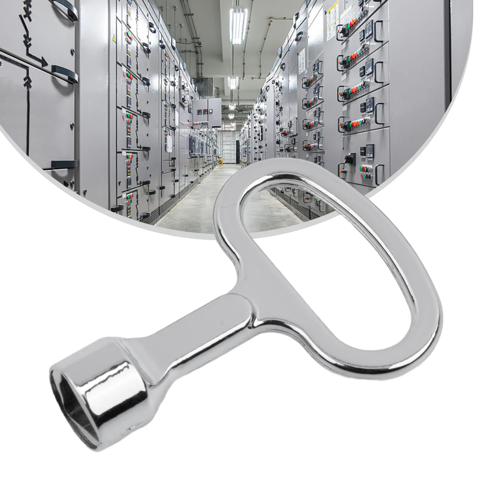 Triangle Slotted Key Wrench Zinc Alloy Universal Elevator Door Lock Valve Key Wrench Triangle Key Electrical Box For Drawer