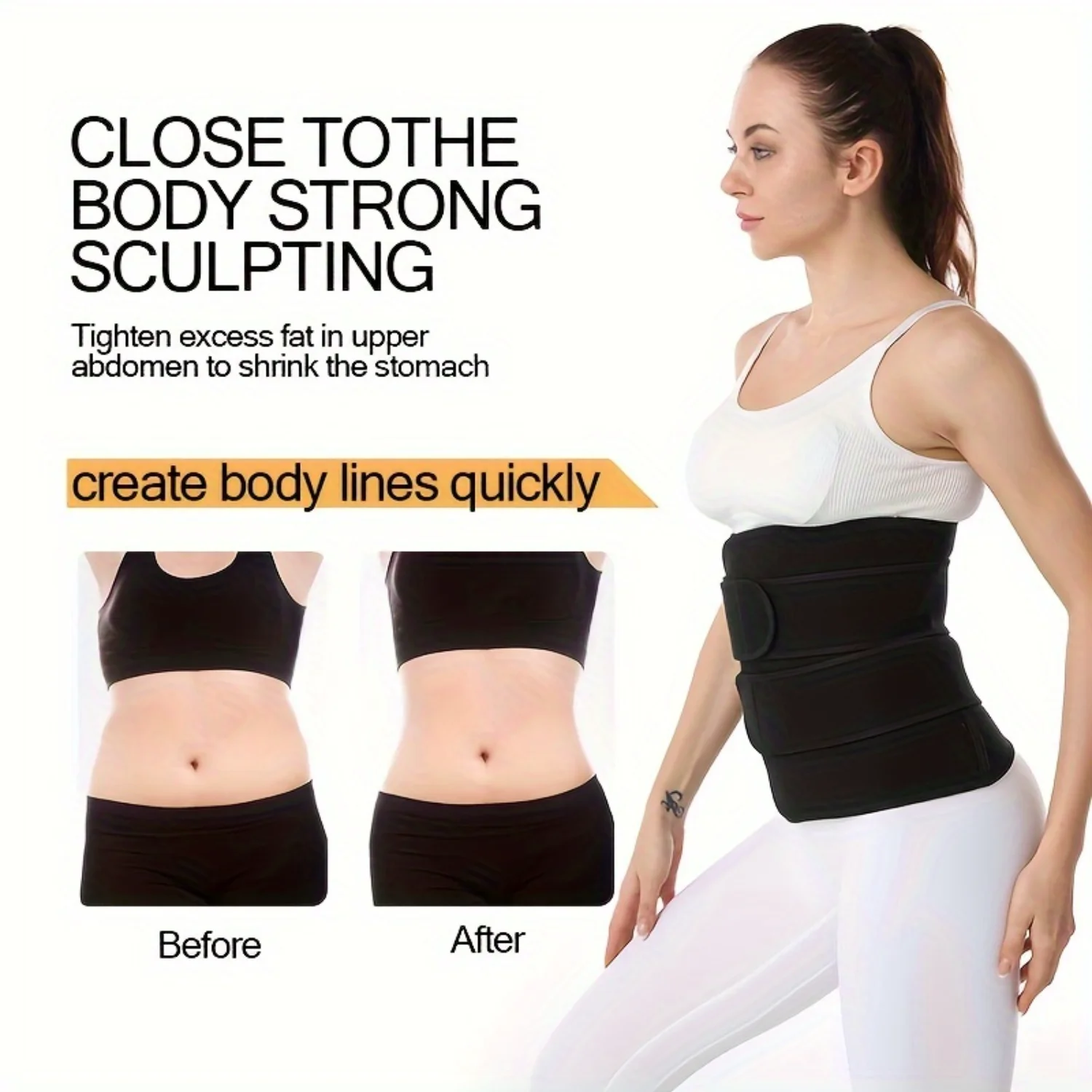 Tuta da sauna per allenatore in vita da donna Ultimate Sweat & Shape: facile da tirare per il controllo della pancia e gli allenamenti migliorati