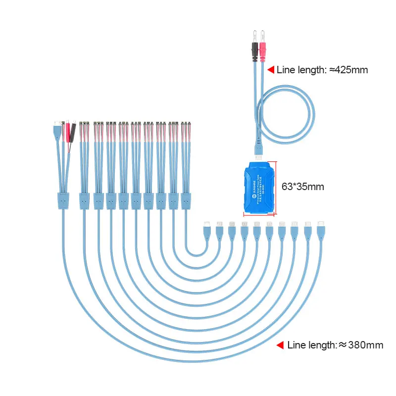 SUNSHINE SS-905D V10.0 Smart Boot Line для телефона 6S-16 Pro Max для Android серии IP/Android Smart Power-on кабель