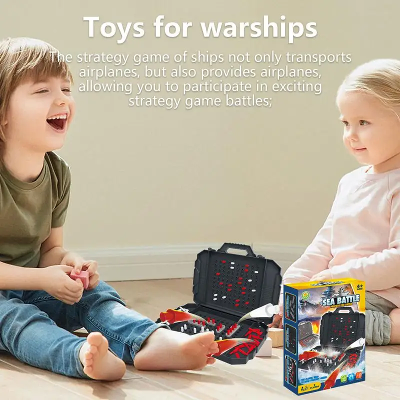 Ship War Game Strategy Battle Toy Ship War Strategy Table Top Game Christmas Birthday Gift For Kids Adults Family Games