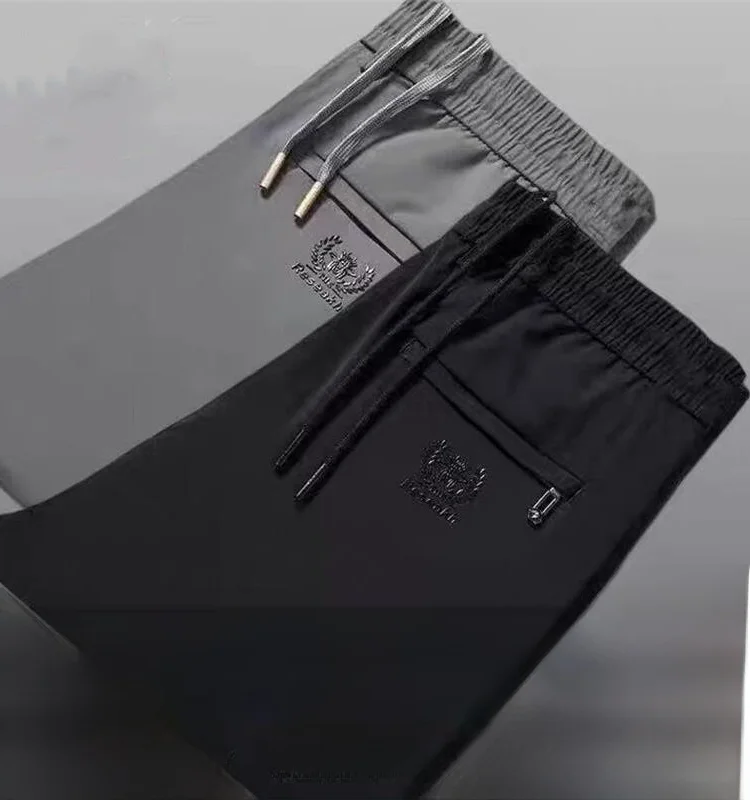 

Men's Faionable Korean Straight Leg Casual Pants Warm Fce Lined Outerwear Spring Autumn Winter Youth Active Sle