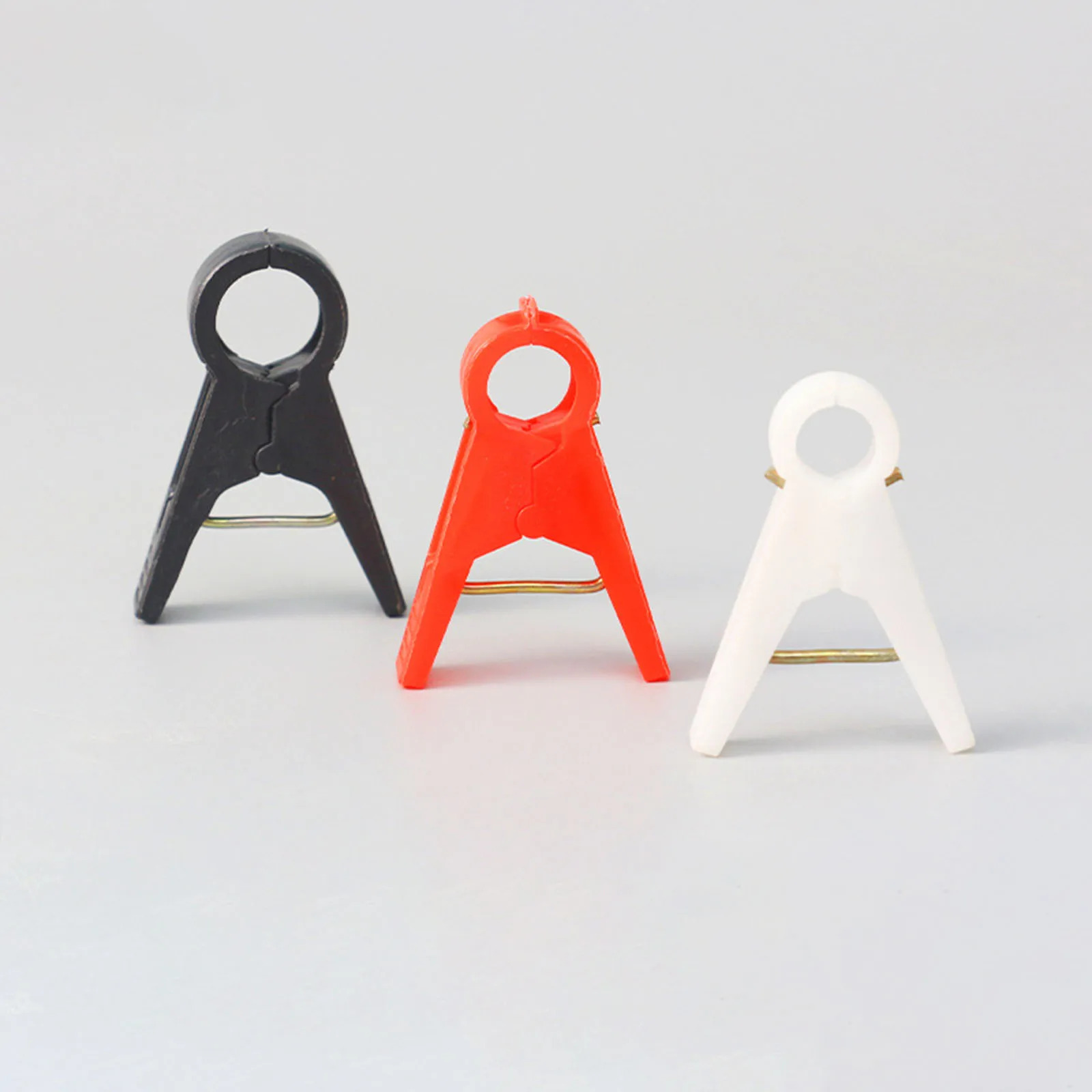 Clips de soporte para plantas de jardín, enrejados verticales para plantas trepadoras, verduras, pepino, vid, invernadero, 100 piezas
