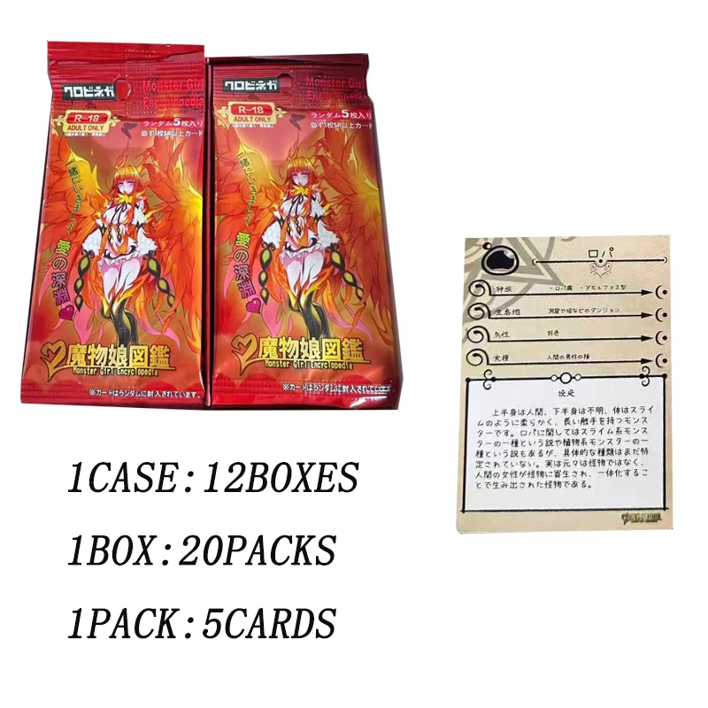 

WholesaleMonster Musume TCG Booster Box Trading Game Collection Japanese Style Gift