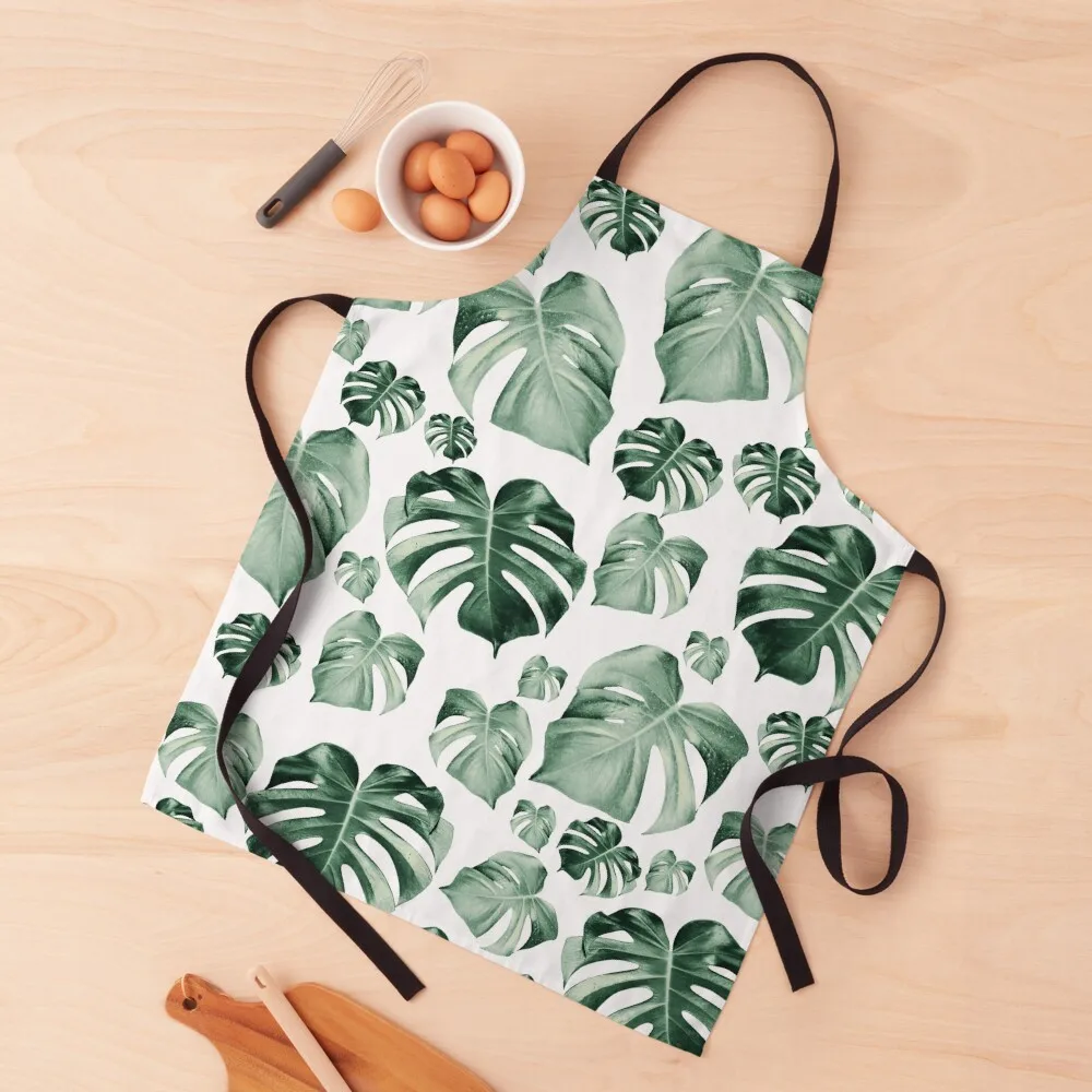 

Tropical Monstera Pattern #2 #tropical #decor #art Apron Men'ss Manicurists Men kitchen Apron