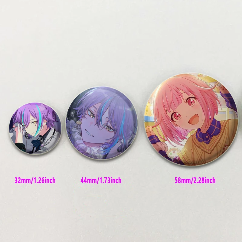 Fashion Lover Jewelry Brooches Project SEKAI Soft Button Pins Clothes Creative Badge Handmade Backpack Hat Decor Gifts Accessory