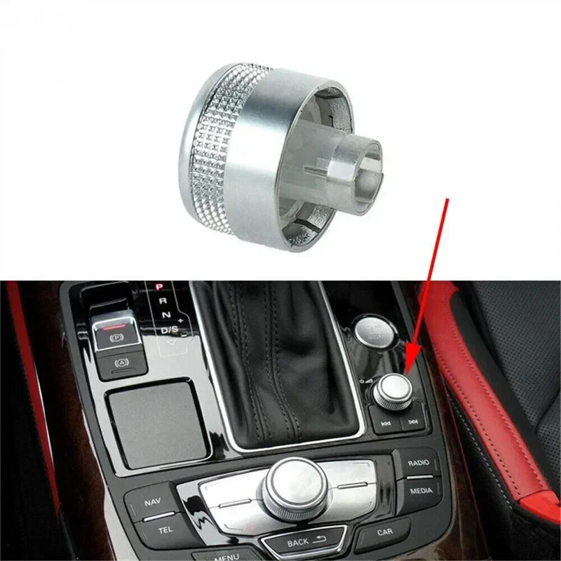 For Audi A6 S6 A7 C7 RS7 2012- 2016 MMI Radio Volume Knob Rotary Button Switch Menu Switch Setting Cover Cap 4G0919069 4G0919070