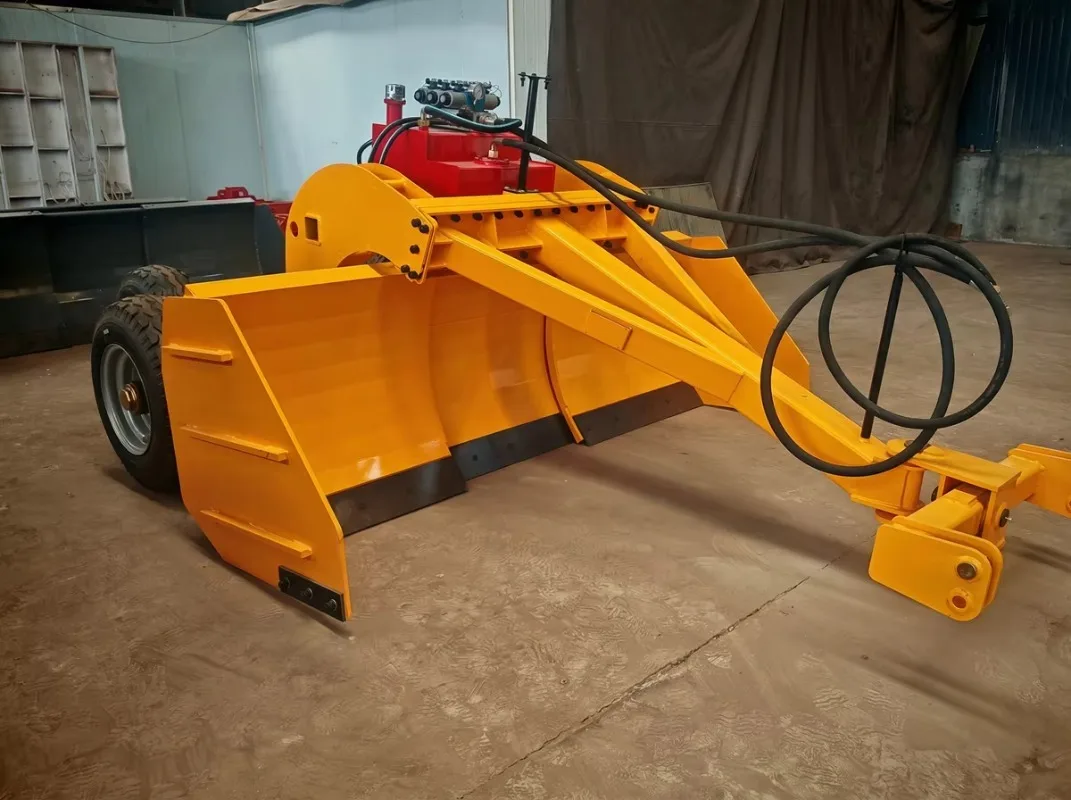 Laser Leveling Land Scraper 2.5-4 Meter Extendable Width Land Leveling Scraper for Ground Grader Land Leveller