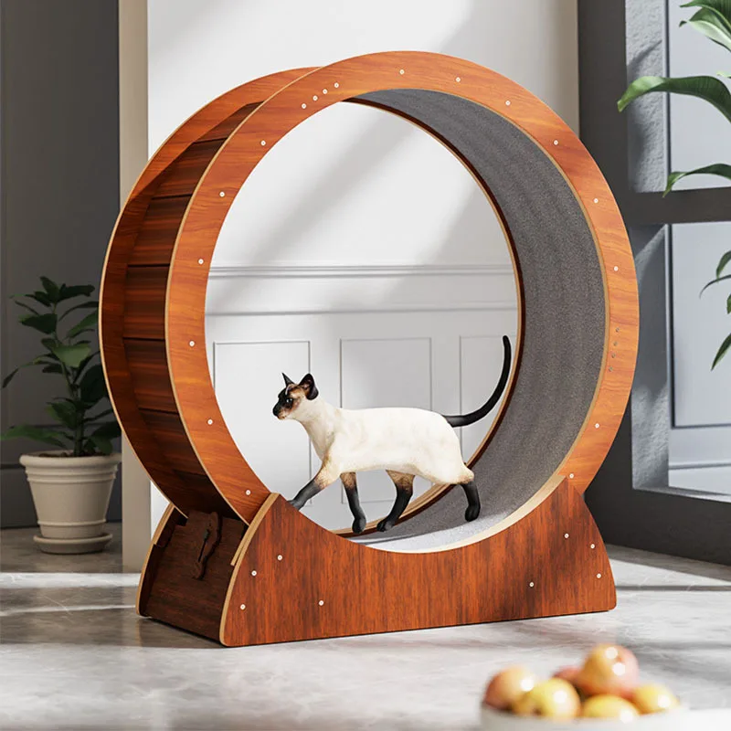 

Cat treadmill silent roller toy pet fitness sports scratch-resistant cat climbing frame anti-pinch foot runner cat running wheel