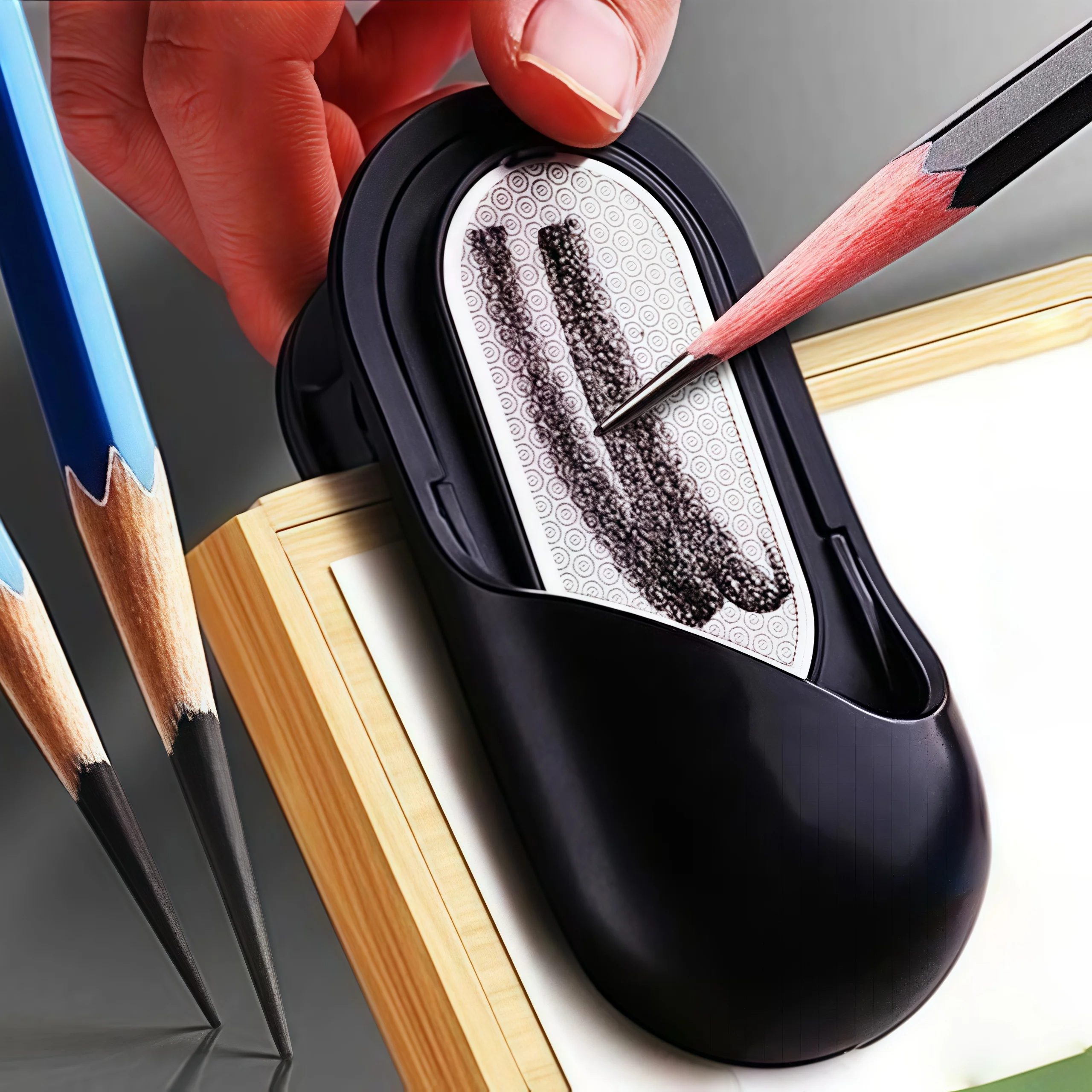 مبراة أقلام رصاص، مبراة طرفية، مشبك لوحة الرسم، مشبك رسم فني، مبراة الرصاص الاحترافية، اللوازم المدرسية