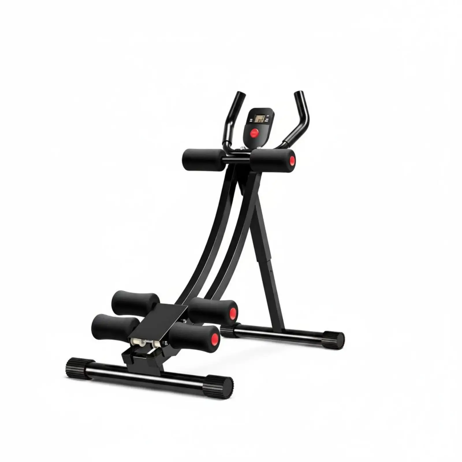 Appareil d'entraînement abdominal compact et pliable, machine d'exercice du tronc sur pied pour les séances de musculation à domicile