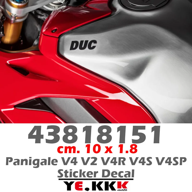 

Наклейка на топливный бак Ducati 10 см * 1,8 см 1199 1299 V2 V4 V4R V4S V4SP Streetfighter V4 V4s LOGO 43818151