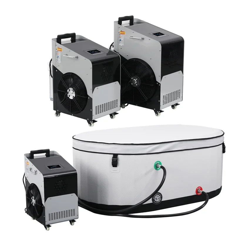Hot Sales Ice Baths Chiller Water Cooled Water Cooling And Heating Ice Bath Chillers Cold Plunge Chiller Machine 1000L Tub