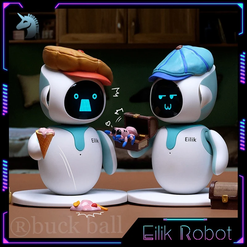 Eilik Robot AI Robots Eilik Smart Robot Intelligent Emotional Interaction Accompany Electronic Virtual AI Puzzle Electronic Toys