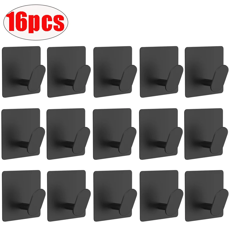 4/1 stücke Edelstahl Bad Robe Haken Klebstoff Wand Haken Handtuch halter Bad Küche Hardware Mehrzweck Aufhänger Haken