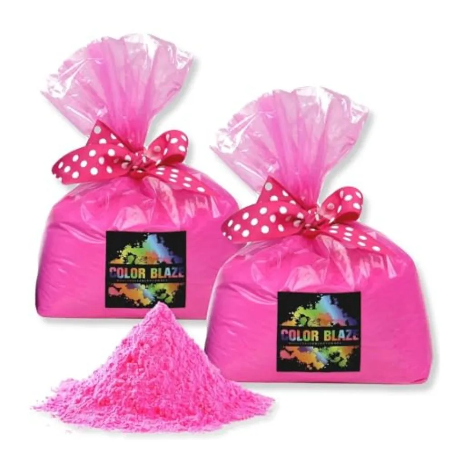

Color Blaze Baby Gender Reveal Color Powder - 10lbs of Colored Powder - For Girl - Use in Color Blasters Car Burnout Exhaust To