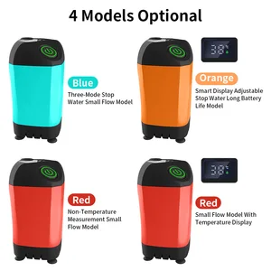 Tragbare elektrische Duschpumpe mit Temperaturanzeige, undurchlässiges IPX7, Camping, Spaziergänge, Rucksack, Reisen, Strand, Badehett Haustier 6 Hauptverkauf Elektrischer postatiler Schuh - №5