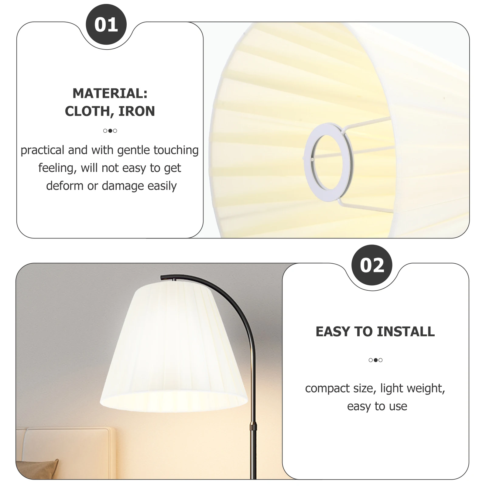

Fabric Lampshade 10x17.13 Purple Table Light Covers Cylindrical Iron DIY Replacement Hotel Bedroom Study Lamp Shades