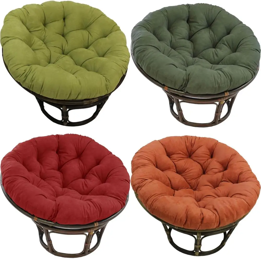 

Microfiber Papasan Chair Cushion, 1 Piece, Mojito Lime, Comfortable and Durable Seat Cover for Relaxation