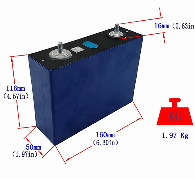 High Quality Gotion Prismatic LifePo4 Cells 3.2V Lifepo4 105Ah Battery