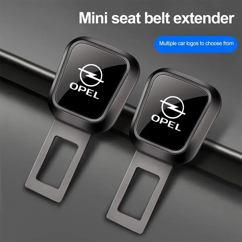Car Alloy Seat Belt Extender Seatbelt Lock Buckle Extender For Opel Corsa D Astra Insignia Mokka Adam Combo Vauxhall Vectra H G