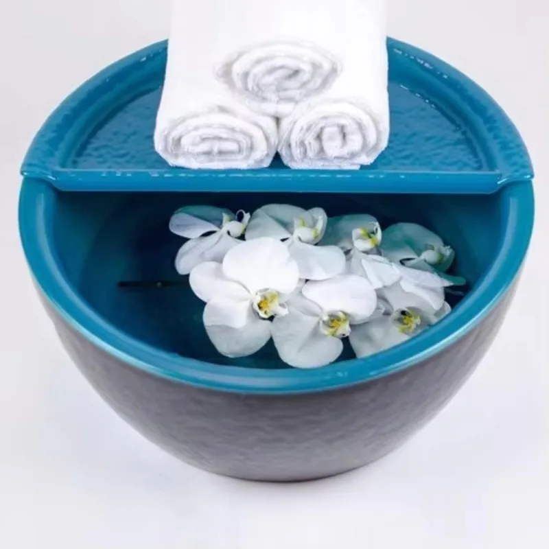 Luxury Modern Minimalist Resin Pedicure Bowl for Salon & Home Use