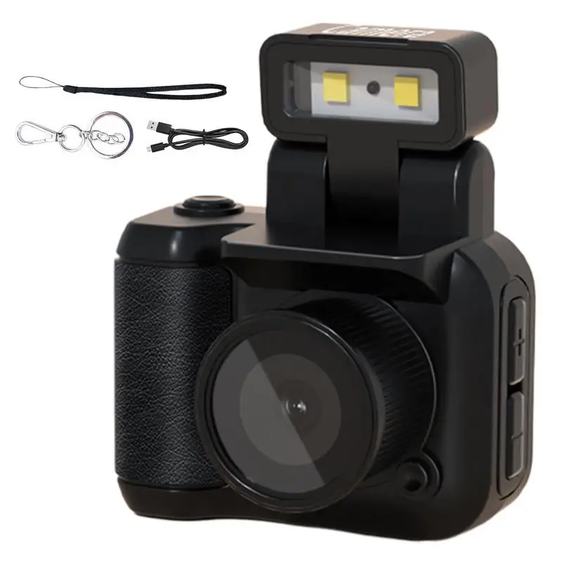 Digital Camera Retro Digital Camcorder With LED Flash Light Portable Small Snap Video Cemera Compact Vintage Camcorder