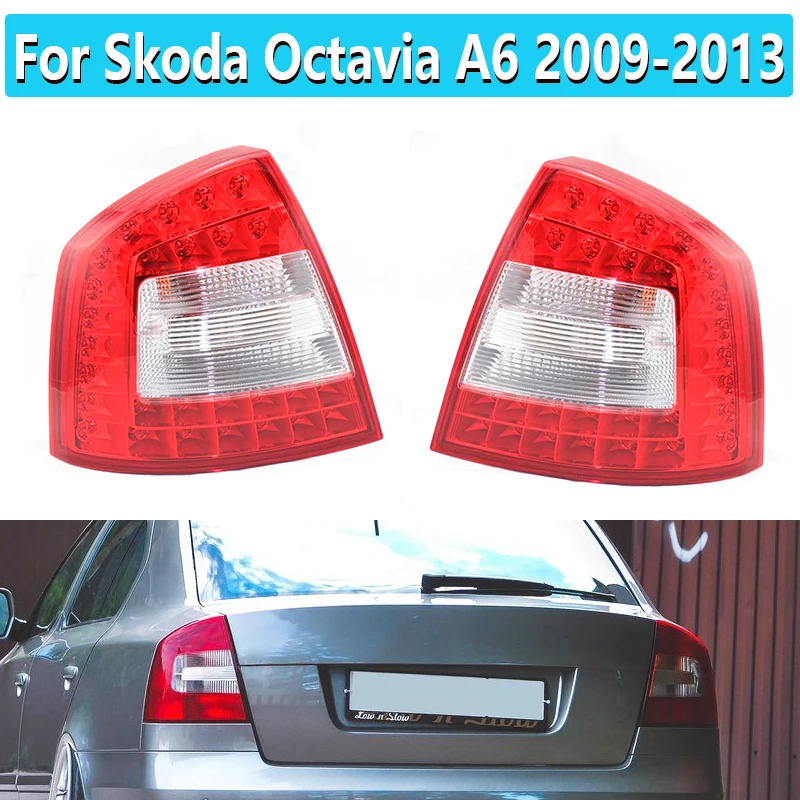 

For SKODA Octavia A6 For RS 2009 2010 2011 2012 2013 Car-styling Original LED Car Rear Lights Tail Light