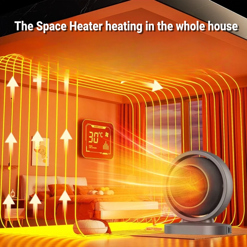 منفاخ الهواء الساخن صغير PTC مروحة ومدفأة سخان كهربائي مراوح التدفئة الحمام مروحة سخانات المحمولة الذكية مروحة ومدفأة للحمام المنزل