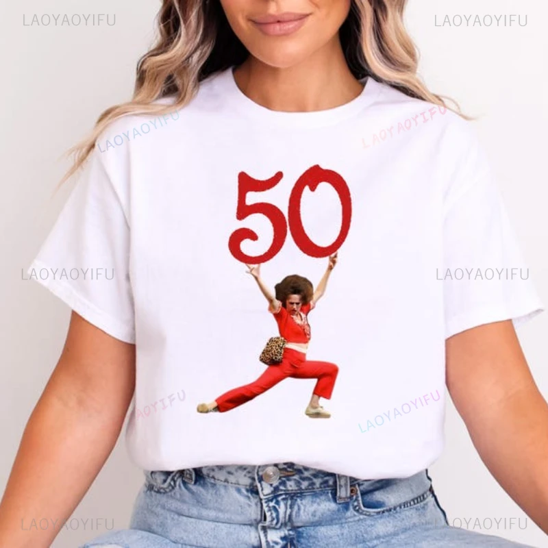 Funny Meme Streetwear Tshirt I'm 50 and I Like To Kick Sally O'Malley Is 50 Shirt 50th Birthday Gift Casual Cotton Tee Tops