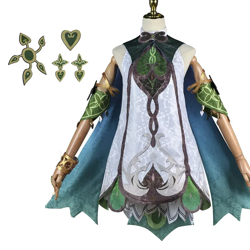 ناهيدا أزياء تنكرية شعر مستعار لطيف فتاة فستان تأثير سوميرو ناهيدا تأثيري مجموعة كاملة من الأزياء