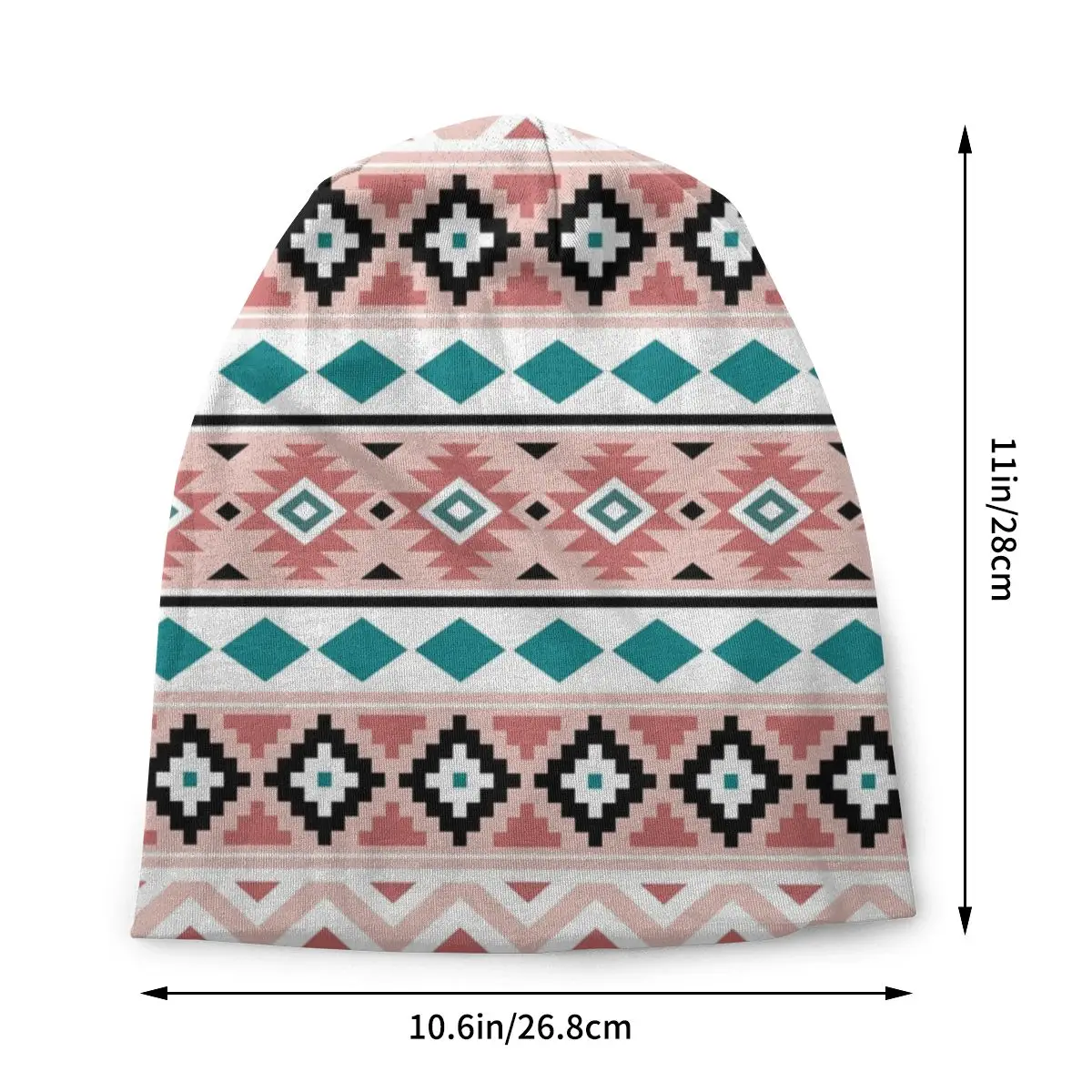 Boho Bohemian Bonnet Hat Hip Hop Street Skullies Beanies Hat Aztec Essence for Men Women Knitted Hat Warm Thermal Elastic Cap