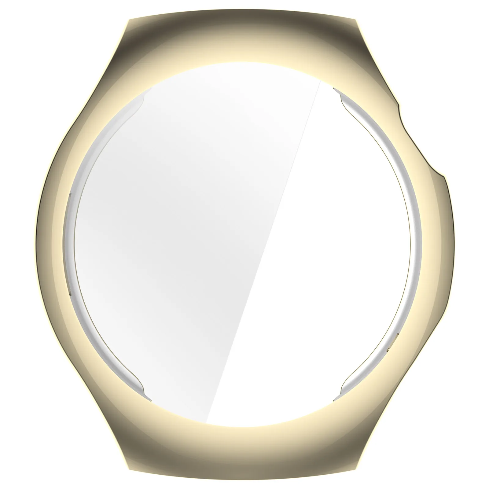 For Huawei Watch 5 42mm Watch Case Full Coverage Flexible TPU Electroplating Cover - Gold view 5