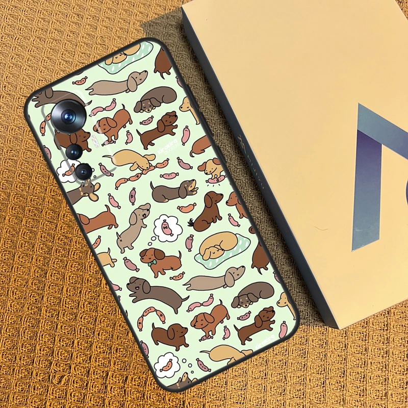 Dachshund Dog Case For Xiaomi 12T 11T Pro 13 11 12 Lite POCO F5 X5 Pro X3 Pro F3 M5 POCO F5 X4 F4 GT Cover