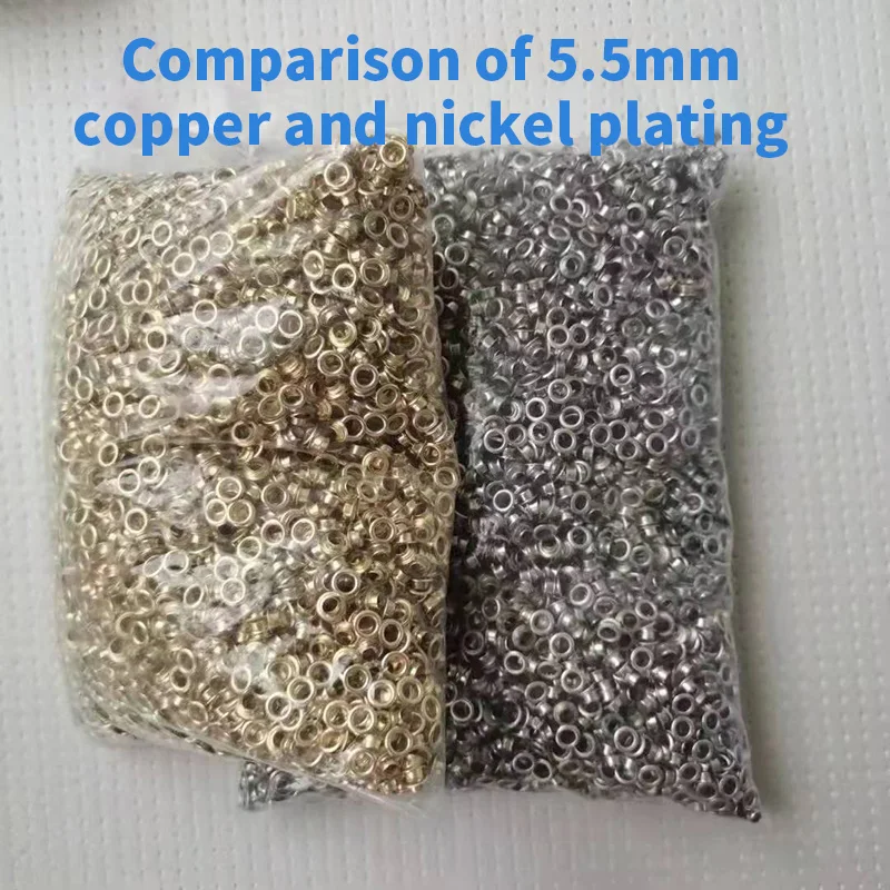 Ilhós de aço inoxidável de tamanho diferente de alta qualidade para lona de banner PVC PP