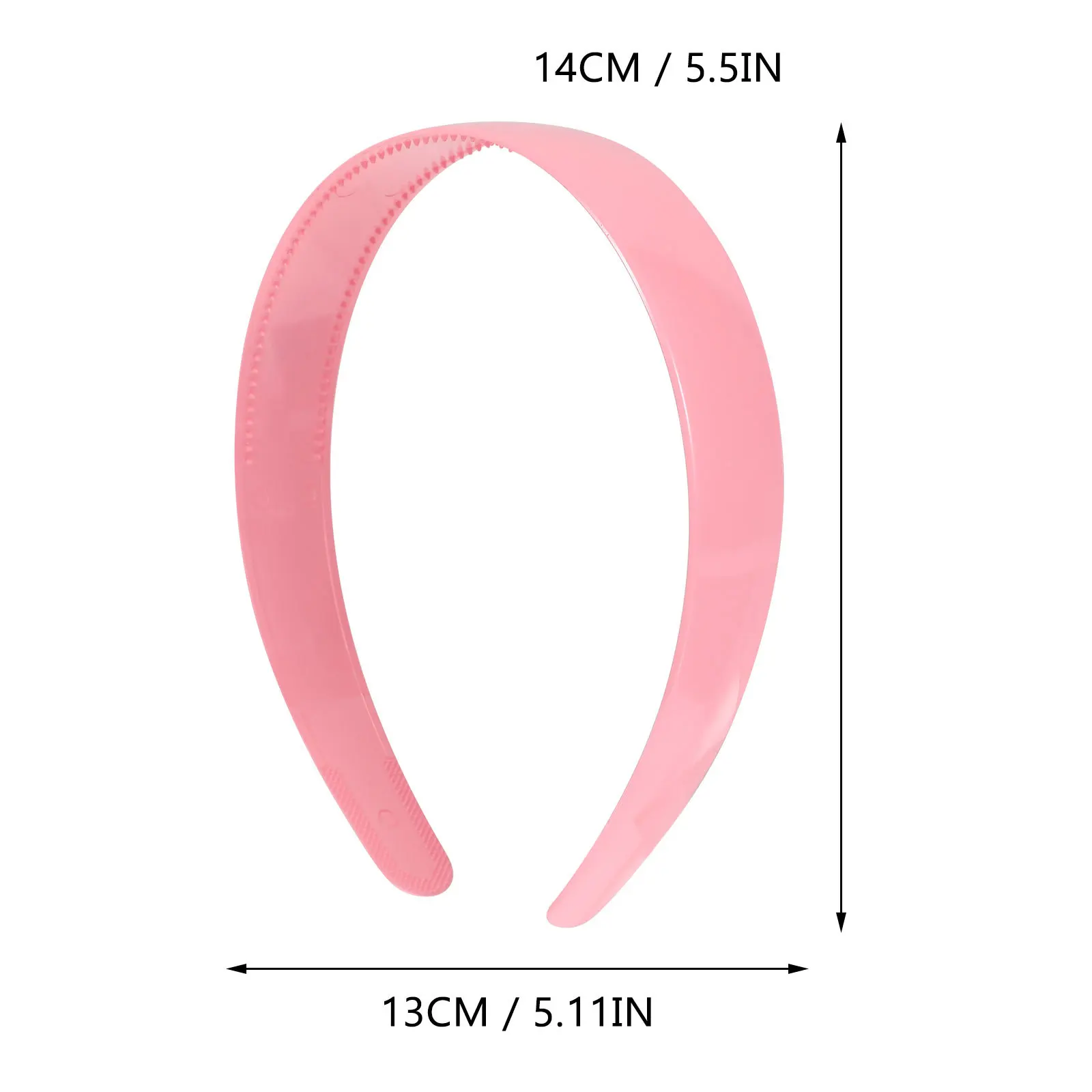 

3pcs Wide Hair Hoop Solid Color Plastic Toothed Headband For Women Simple Headwear Daily Wear Hair Accessories